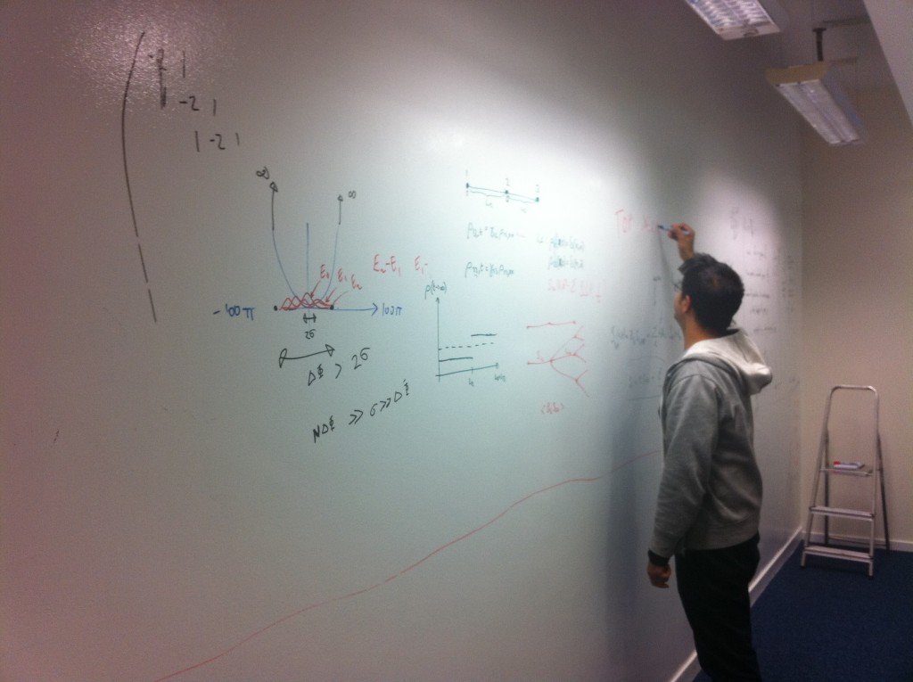 Institute of Mathematical Sciences Whiteboard