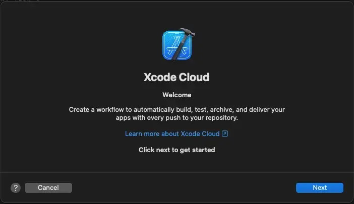 Setting up Xcode Cloud