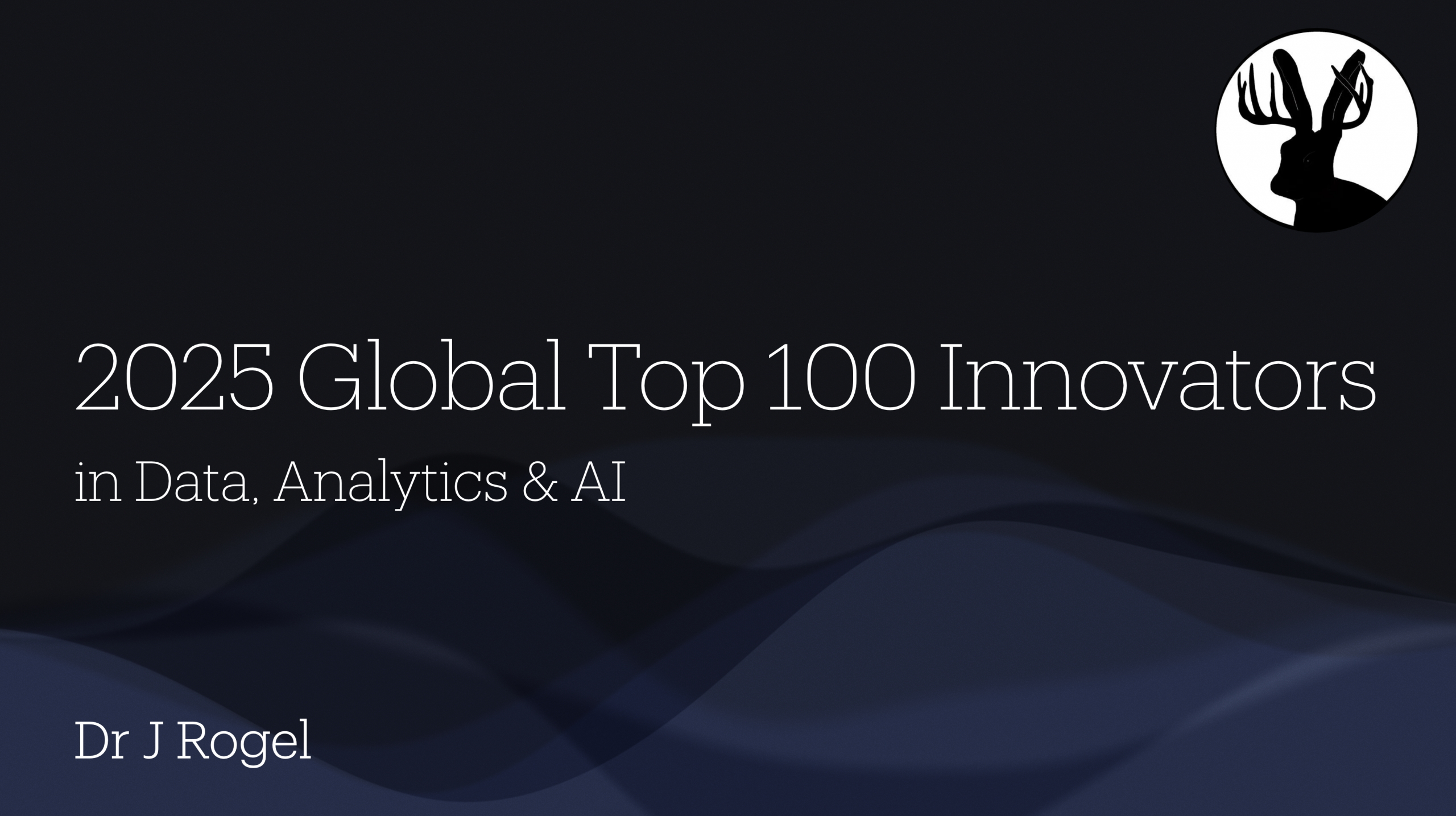 Proud to Join the 2025 Global Top 100 Innovators in Data & AI